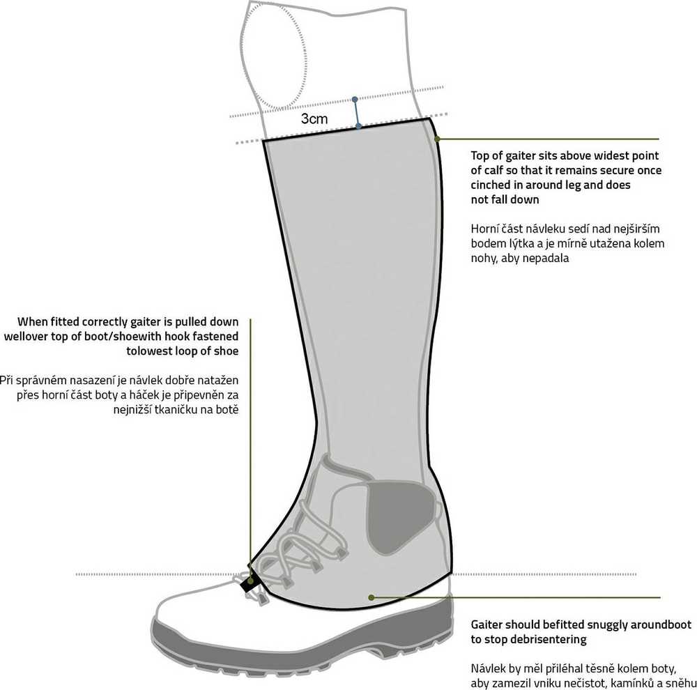 Jungtine Karalyste Trekmates Rannoch DRY – neperšlampami žygio antbačiai - M