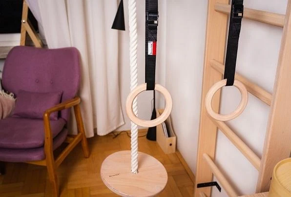 Aksesuarai gimnastikos sienelei BenchK A204, šviesus bukas