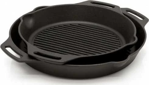 Rifliuota ketaus keptuvė be rankenos Petromax 30/35cm : Dydis - 35cm
