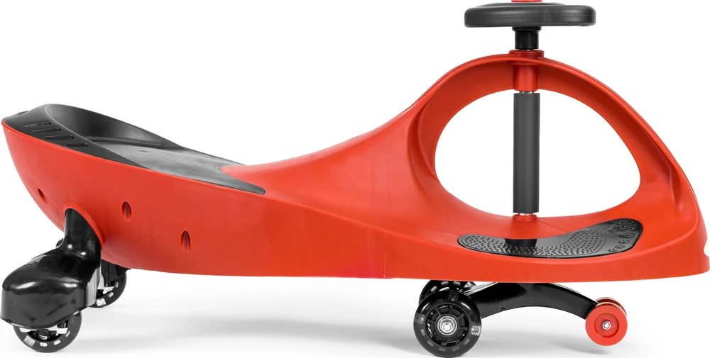 Vaikiškas gravitacinis automobilis su LED ratais, raudonas ECOTOYS