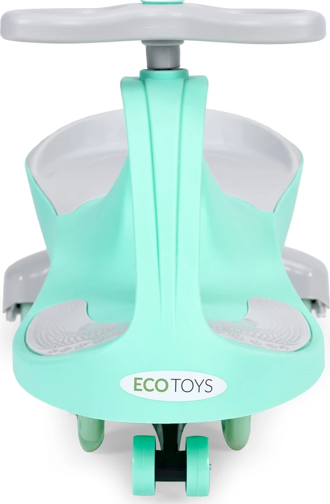 Gravity ride vaikiška transporto priemonė LED ratai žalia ECOTOYS