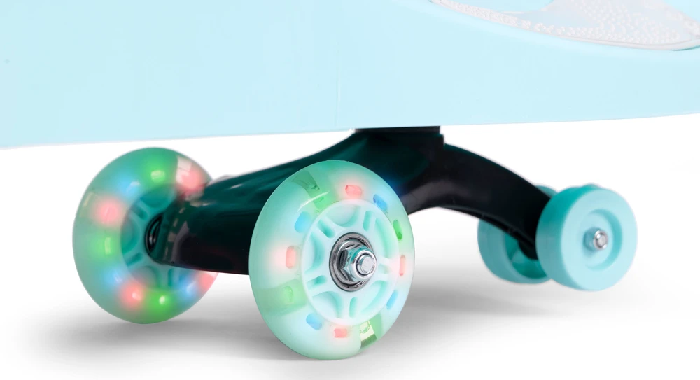 Gravitacinė mašinėlė vaikams su LED ratukais mėlyna ECOTOYS
