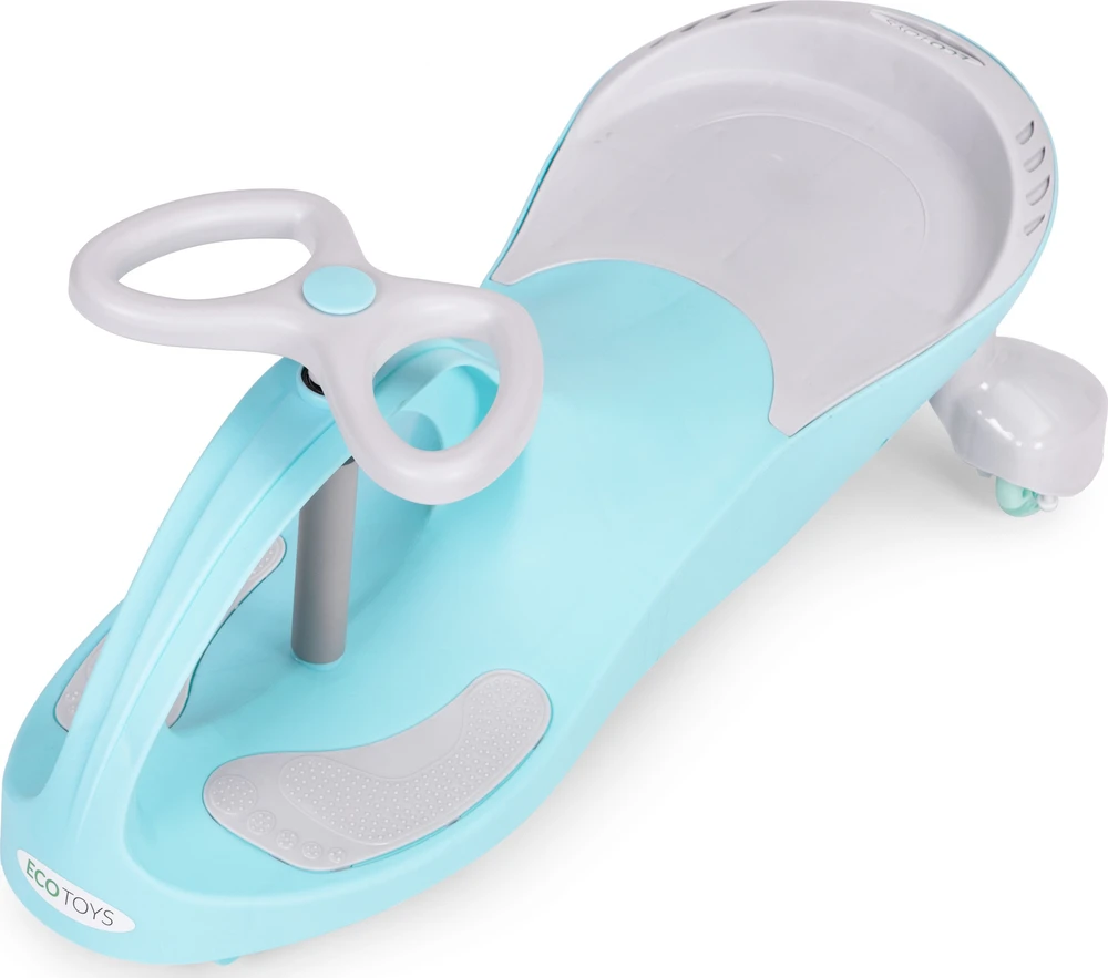 Gravity ride vaikiškos transporto priemonės ratai LED mėlyni ECOTOYS