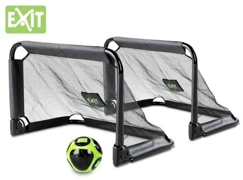 Greitai ir lengvai surenkami futbolo vartai Exit Pico 90x60cm (2vnt.)