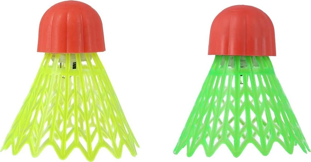 NBL6595 krosmintono nailoniniai plunksneliai su LED, 5 vnt. NILS