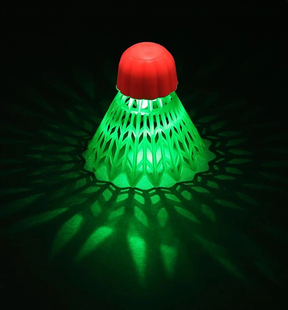 NBL6595 krosmintono nailoniniai plunksneliai su LED, 5 vnt. NILS