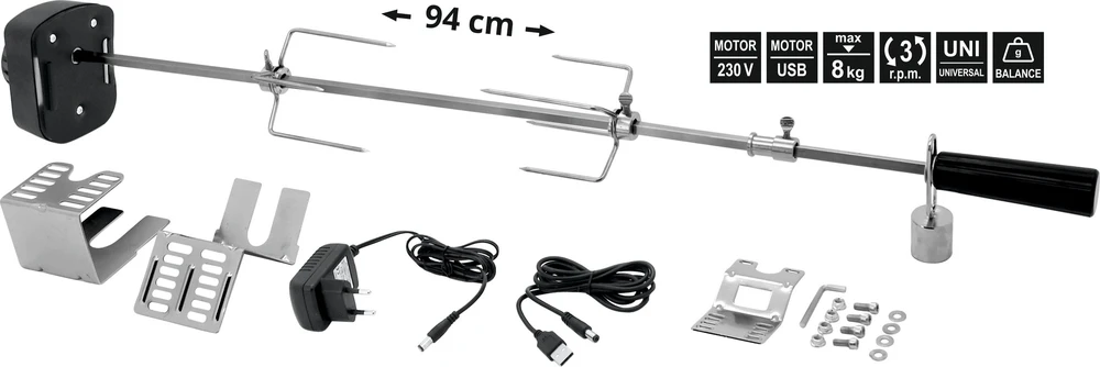 Kepimo adata grilyje 94 cm 230 V UNI