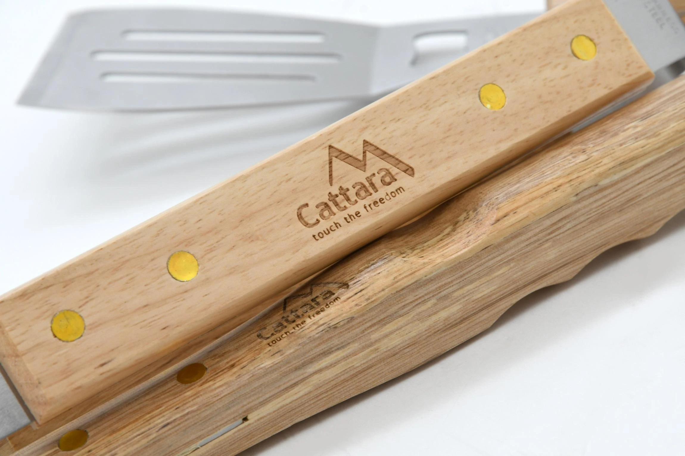 Grilio įrankių rinkinys Cattara Wood – 3 vnt.
