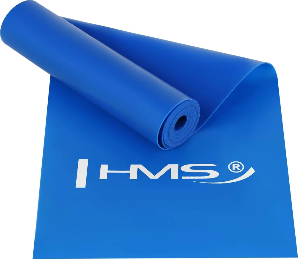 Pasipriešinimo juosta HMS GU02 mėlyna, 1200x120x0.5mm