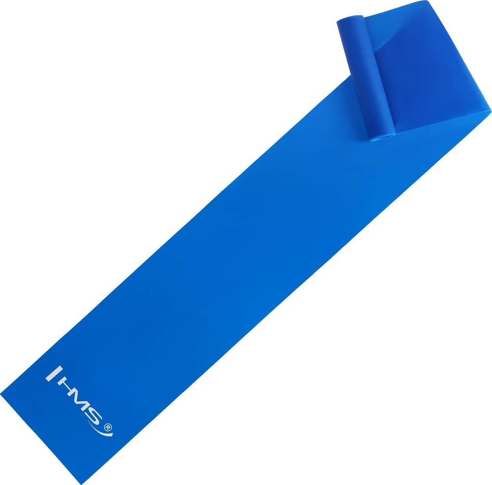 Pasipriešinimo juosta HMS GU02 mėlyna, 1200x120x0.5mm