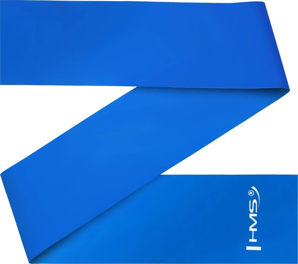 Pasipriešinimo juosta HMS GU02 mėlyna, 1200x120x0.5mm