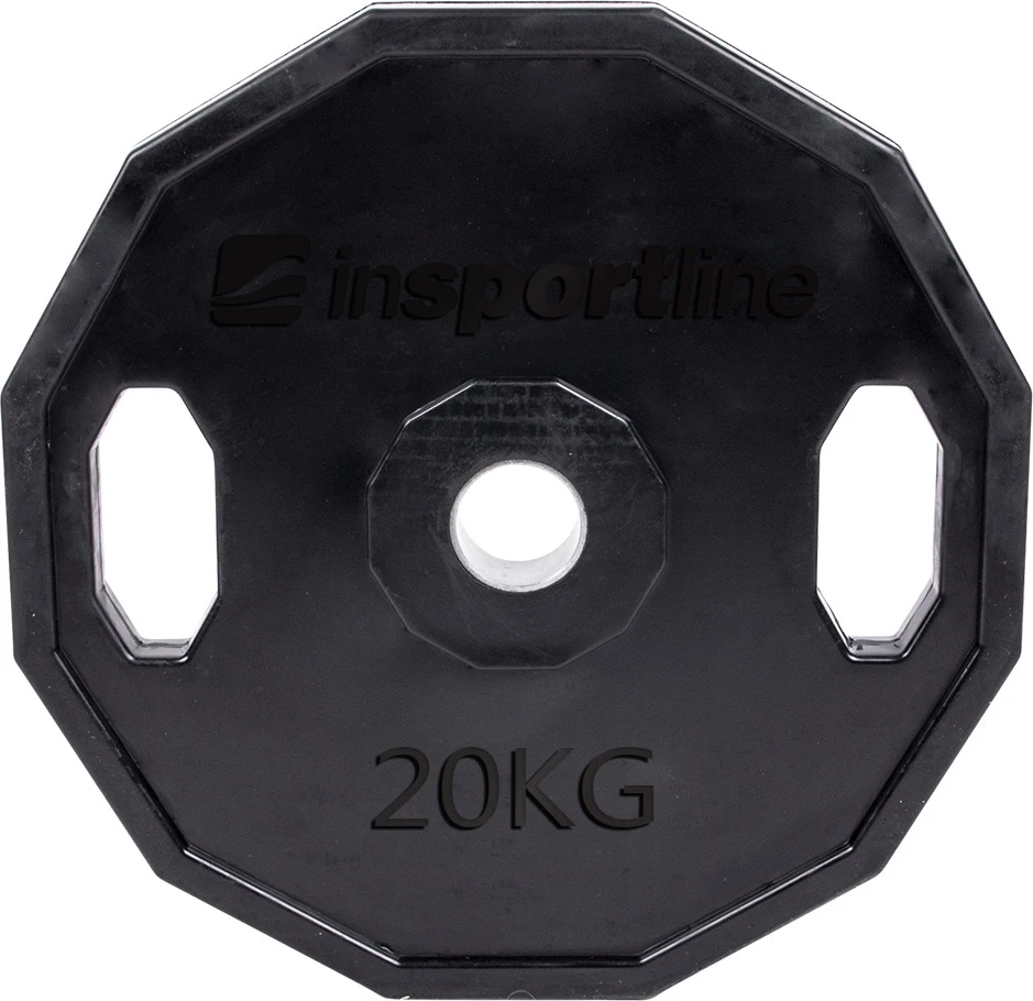 Guma dengtas olimpinis svorio diskas inSPORTline Ruberton 20 kg