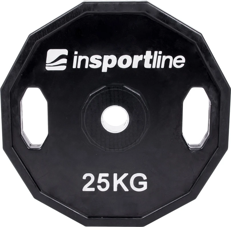 Guma padengtas svoris 30mm inSPORTline Ruberton 25kg