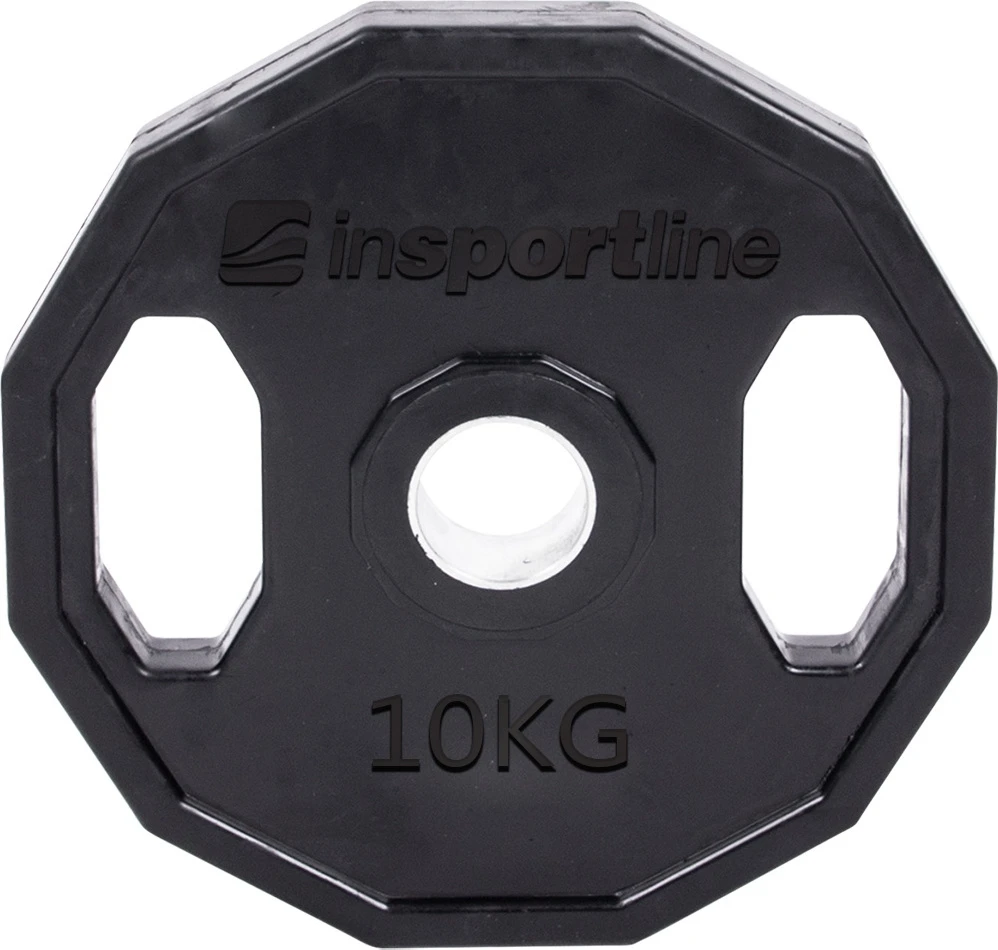 Guma dengtas olimpinis svorio diskas inSPORTline Ruberton 10 kg