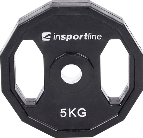 Guma padengtas svoris 30mm inSPORTline Ruberton 5kg