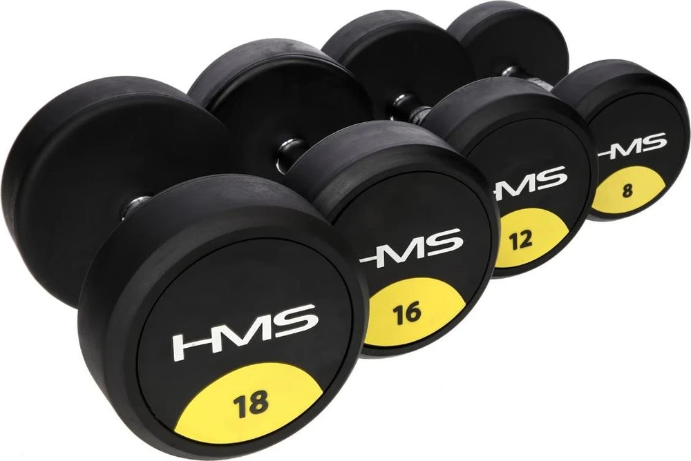 Guminis hantelis HMS HG Pro - 6kg