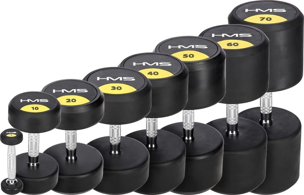 Guminis hantelis HMS HG Pro - 4kg