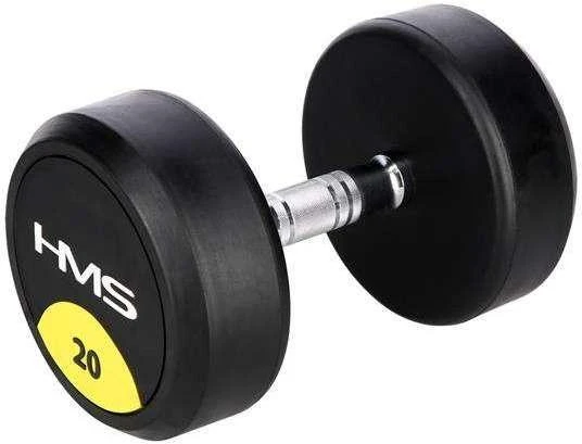 Guminis hantelis HMS HG Pro - 14 kg