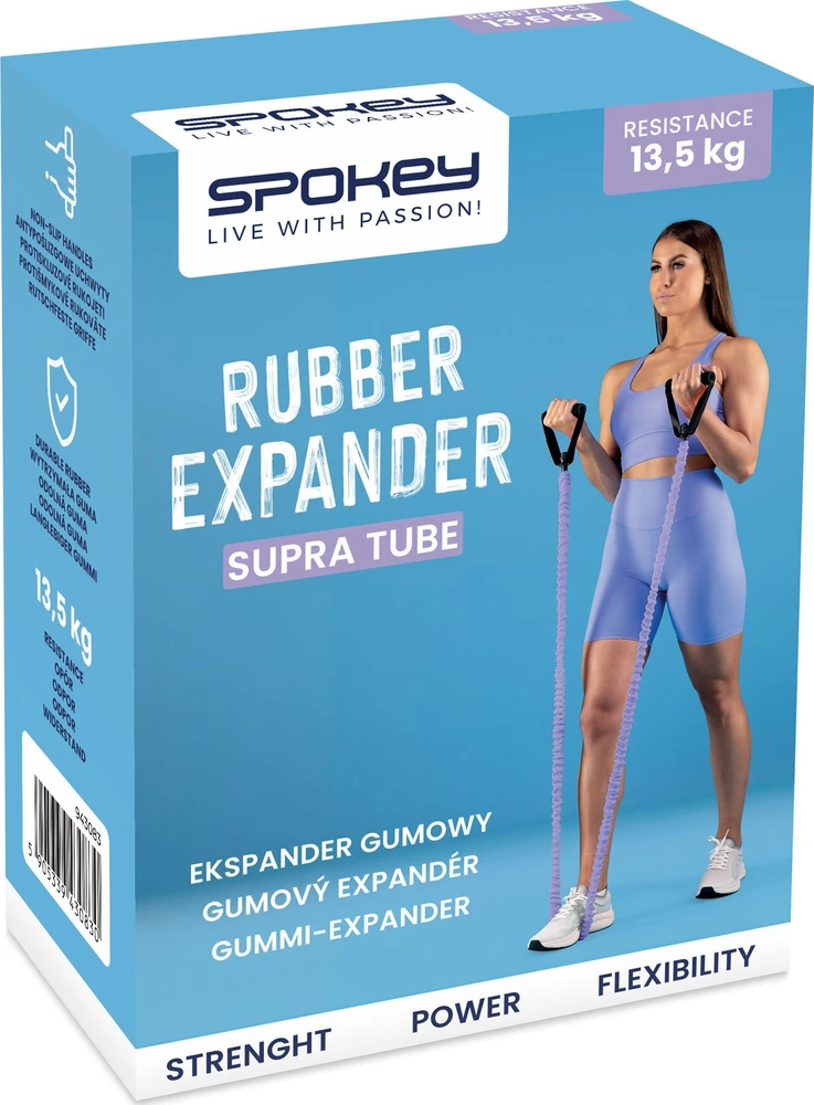 Guminis ekspanderis Spokey SUPRA TUBE, vidutinis