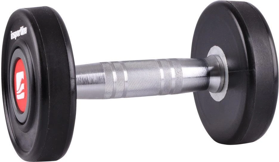 Gumuotas hantelis inSPORTline PRO 14kg