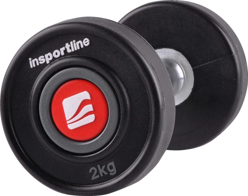 Gumuotas hantelis inSPORTline PRO 2kg