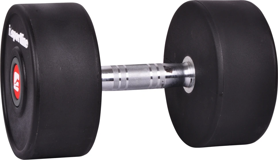 Gumuotas hantelis inSPORTline PRO 38kg