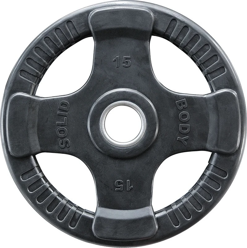 Gumuotas olimpinis svoris 50mm Body-Solid, 15kg