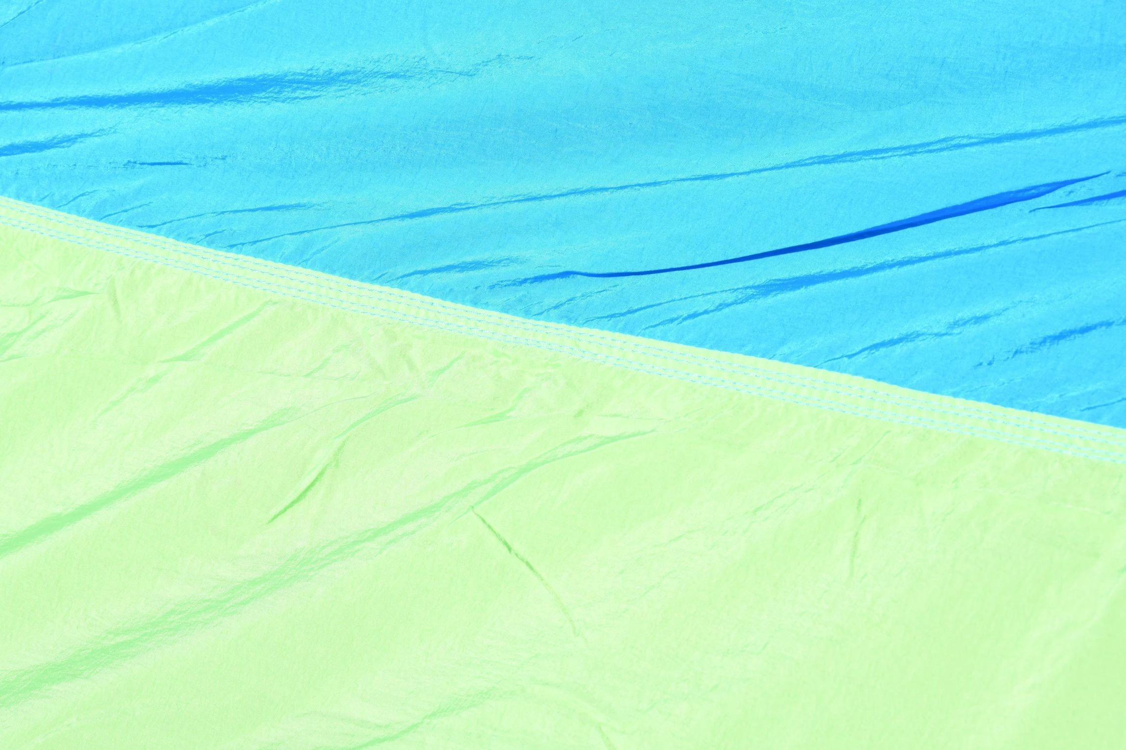 Hamakas Cattara Nylon – žalias-mėlynas 275 x 137 cm