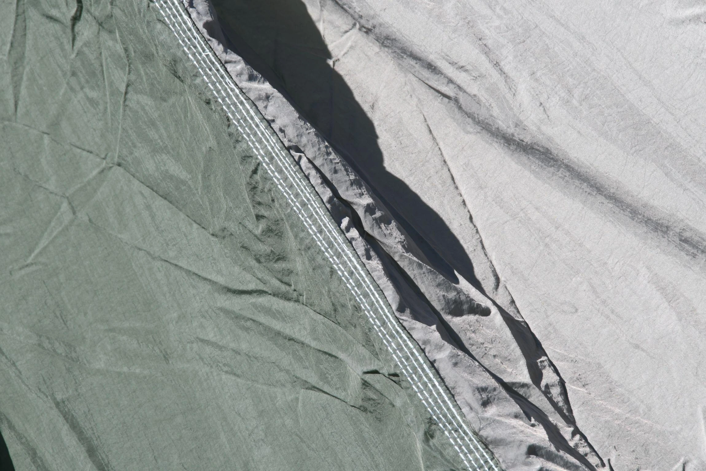 Hamakas Cattara Nylon – žalias-rudas 275 x 137 cm
