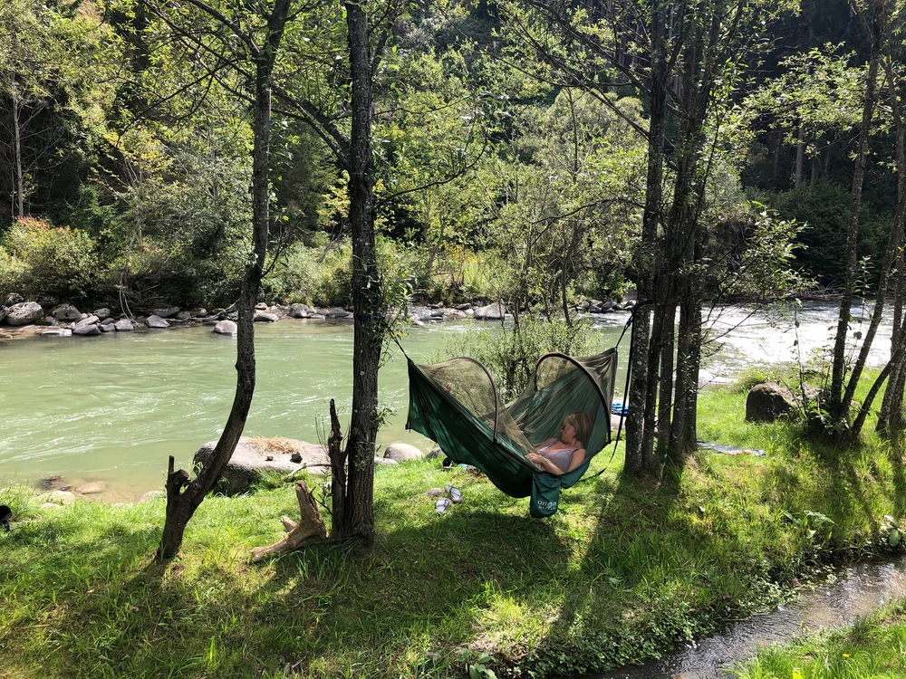 Hamakas Origin Outdoors su tinklu nuo uodų