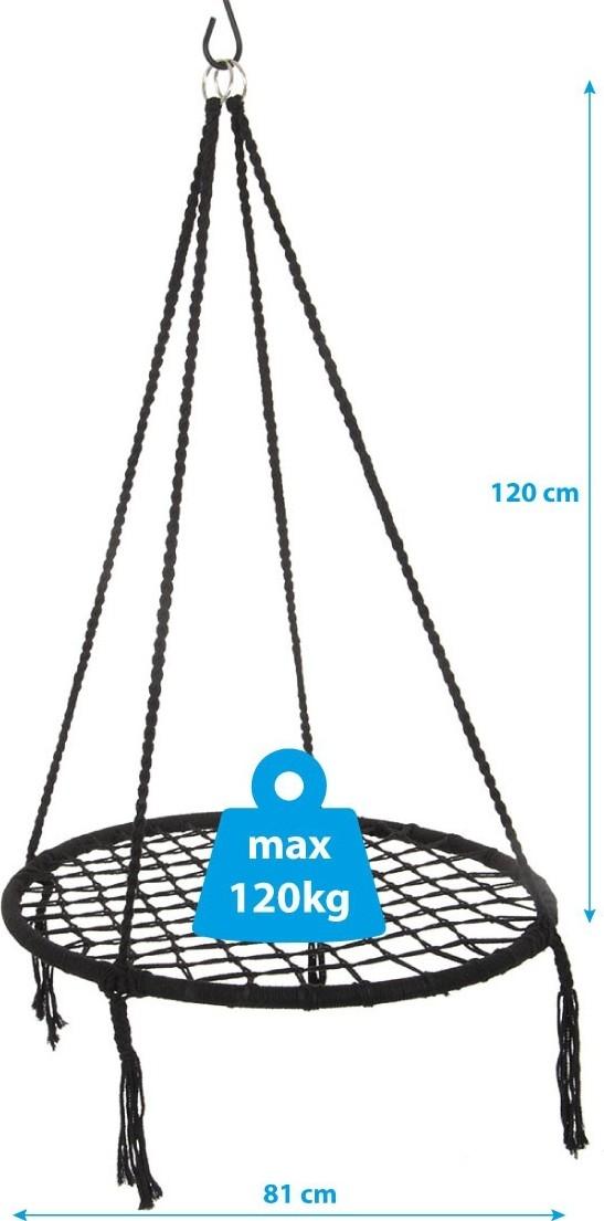 Hamakas Royokamp Openwork, 80cm, pilkas