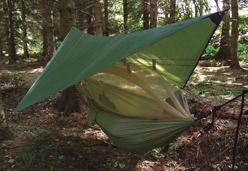 Hamakas su užuovėja Highlander Nomad 275x142cm