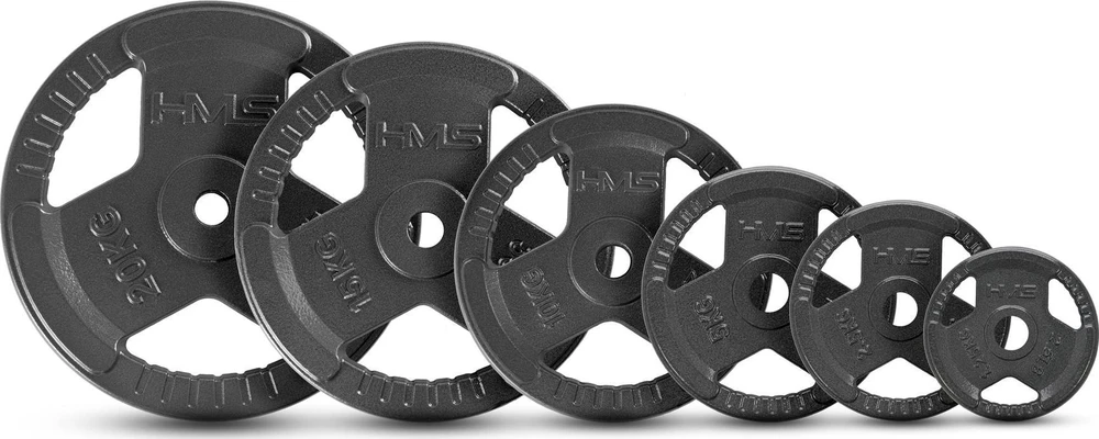 Hammertone antracito svorio diskas 31 mm štangai THM HMS
