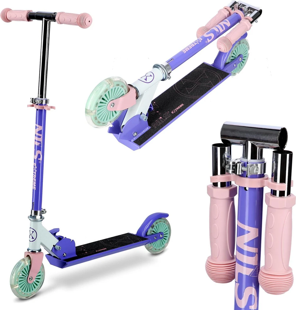Violetinis paspirtukas Nils Extreme HD120L