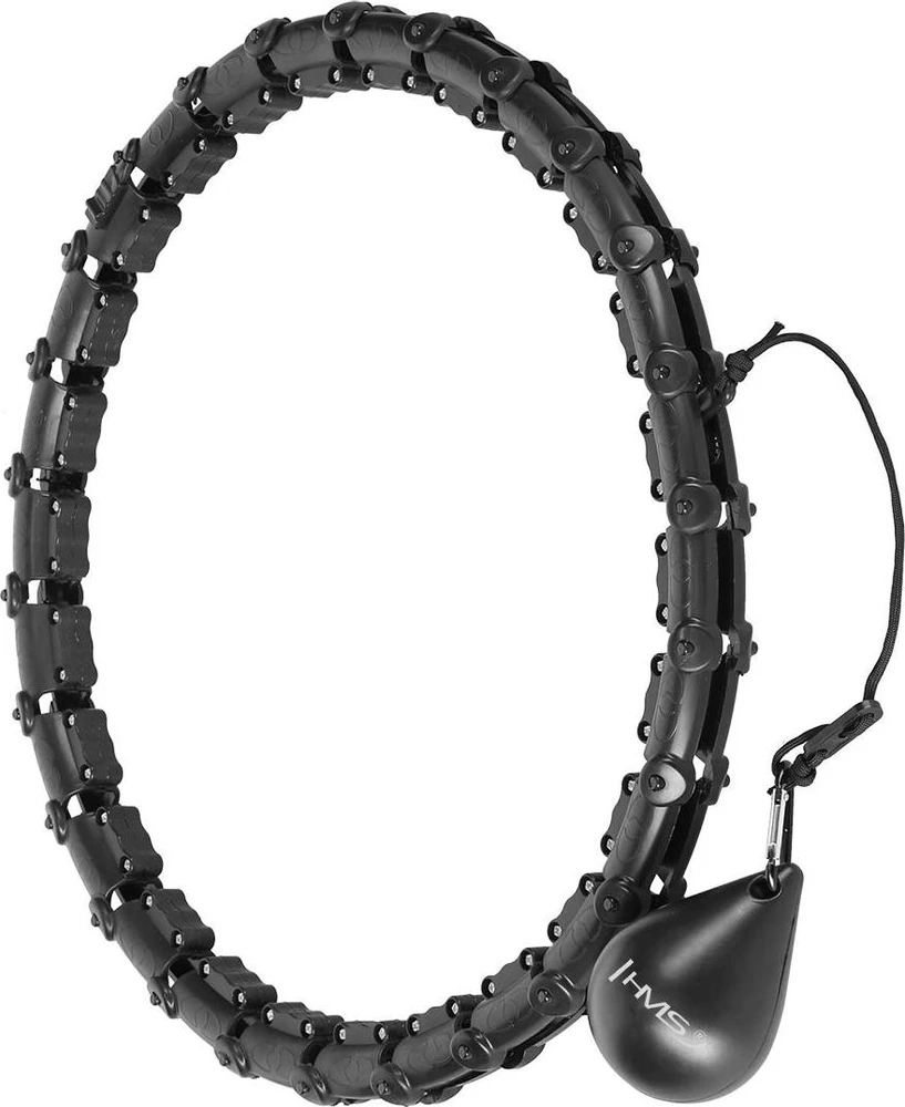 HHW11 PLUS SIZE HULA HOOP Juodas WITH WEIGHT HMS