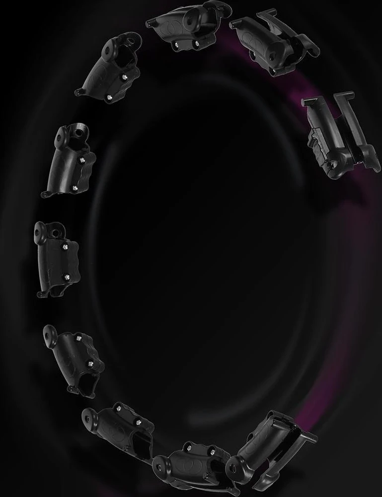 HHW11 PLUS SIZE HULA HOOP Juodas WITH WEIGHT HMS