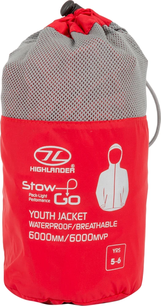 Highlander Rainjacket 'Stow and Go Kids'