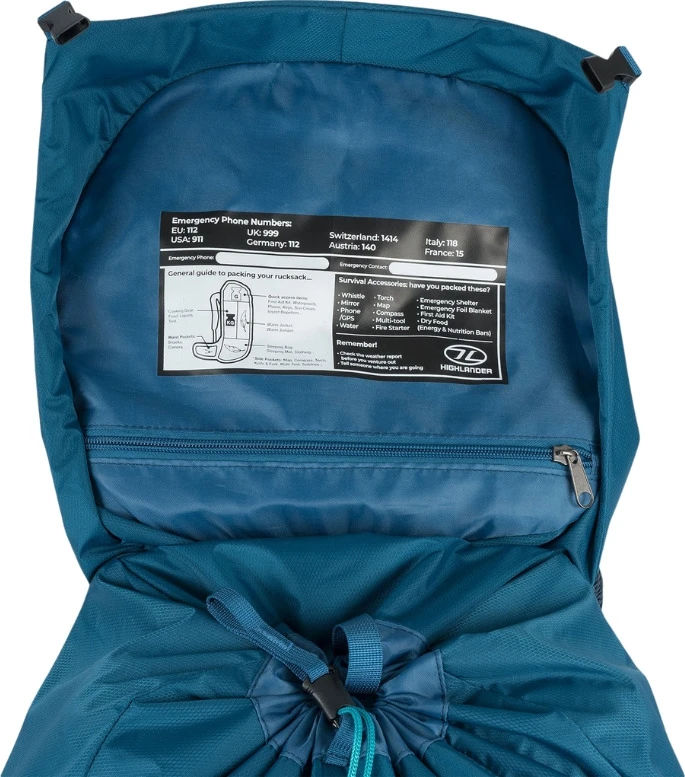 Highlander Turistinė kuprinė Ben Nevis, Men 52L - Mėlyna