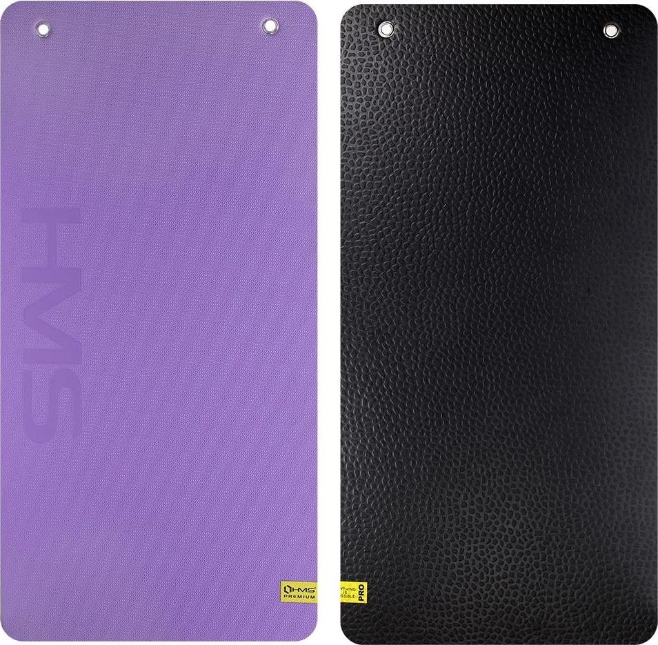 Treniruočių kilimėlis HMS Premium MFK01, violetinis-juodas