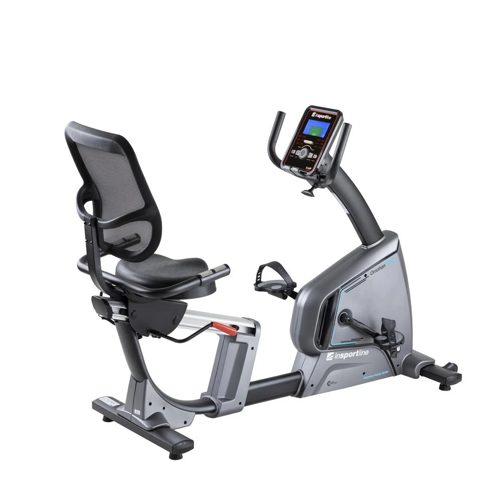 Horizontalus dviratis treniruoklis inSPORTline Omahan RMB (iki 150kg, smagr. 9kg)