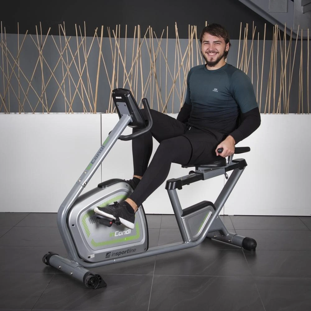Horizontalus dviratis treniruoklis inSPORTline inCondi R60i (iki 150kg, smagr. 9kg)