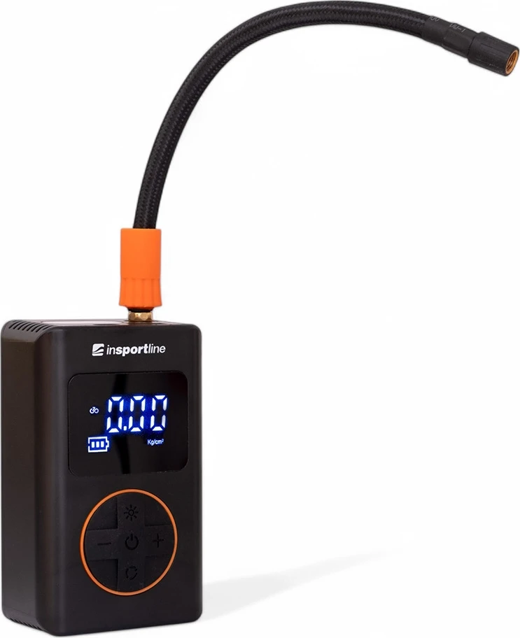Įkraunamas elektrinis oro siurblys inSPORTline Gaberila su išorine baterija ir LED lempute