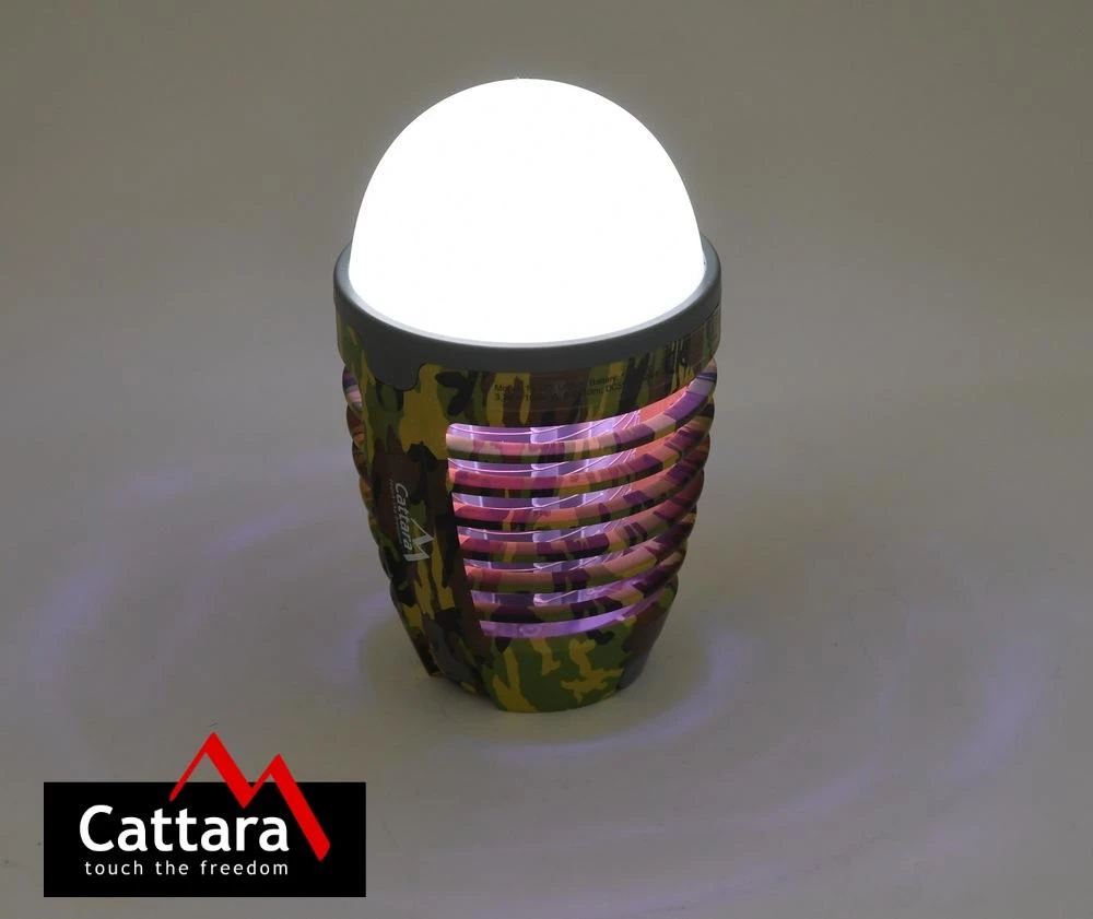 Įkraunamas žibintas + vabzdžių gaudyklė Cattara