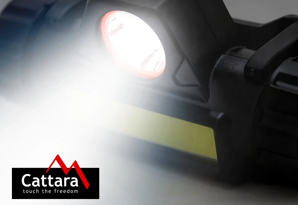 Įkraunamas žibintuvėlis ant galvos Cattara 120lm