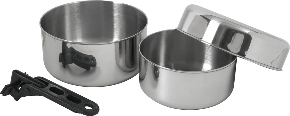 Indų rinkinys BasicNature Stainless Steel Biwak 1