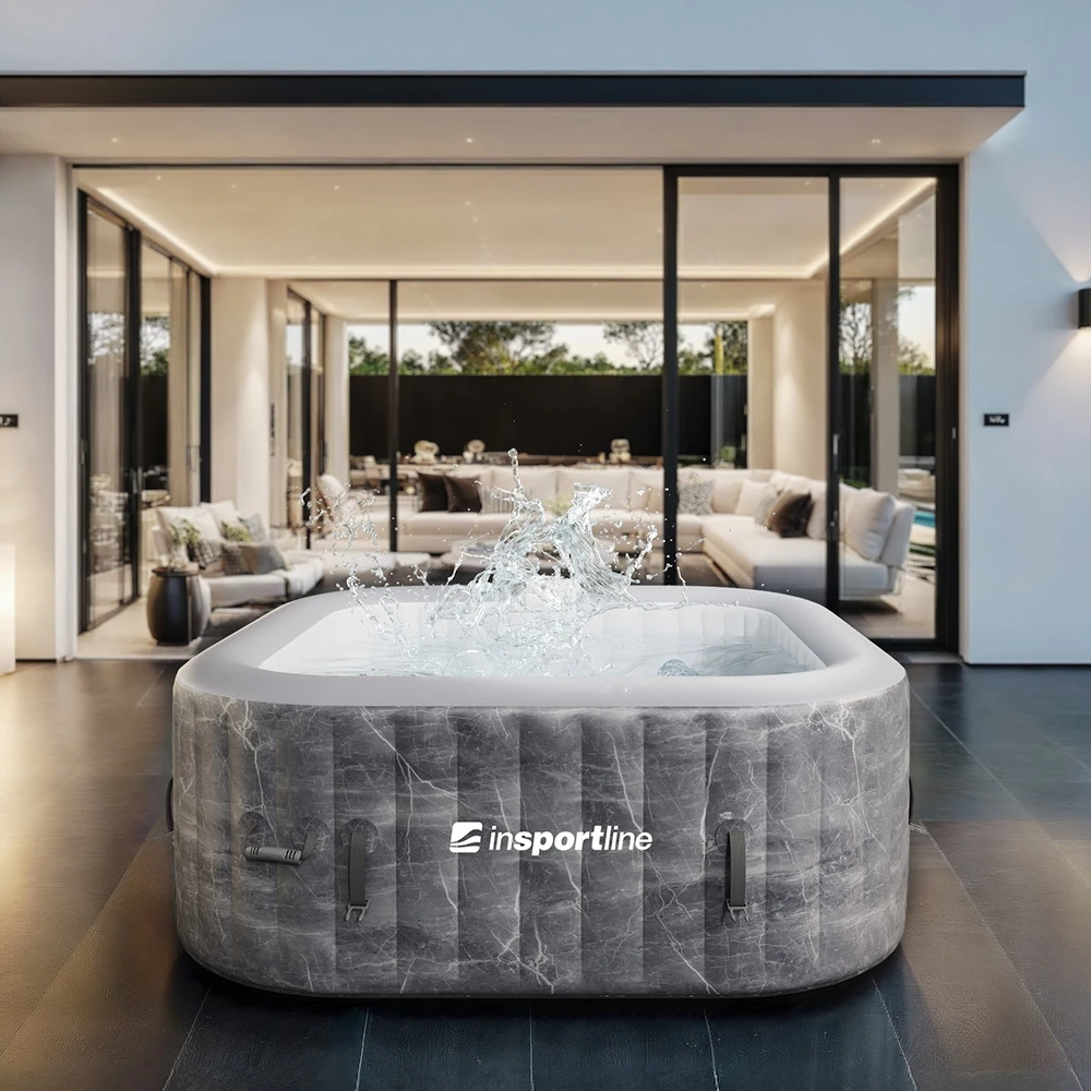 Inflatable Hot Tub inSPORTline Kamilia 155 x 155 x 65 cm
