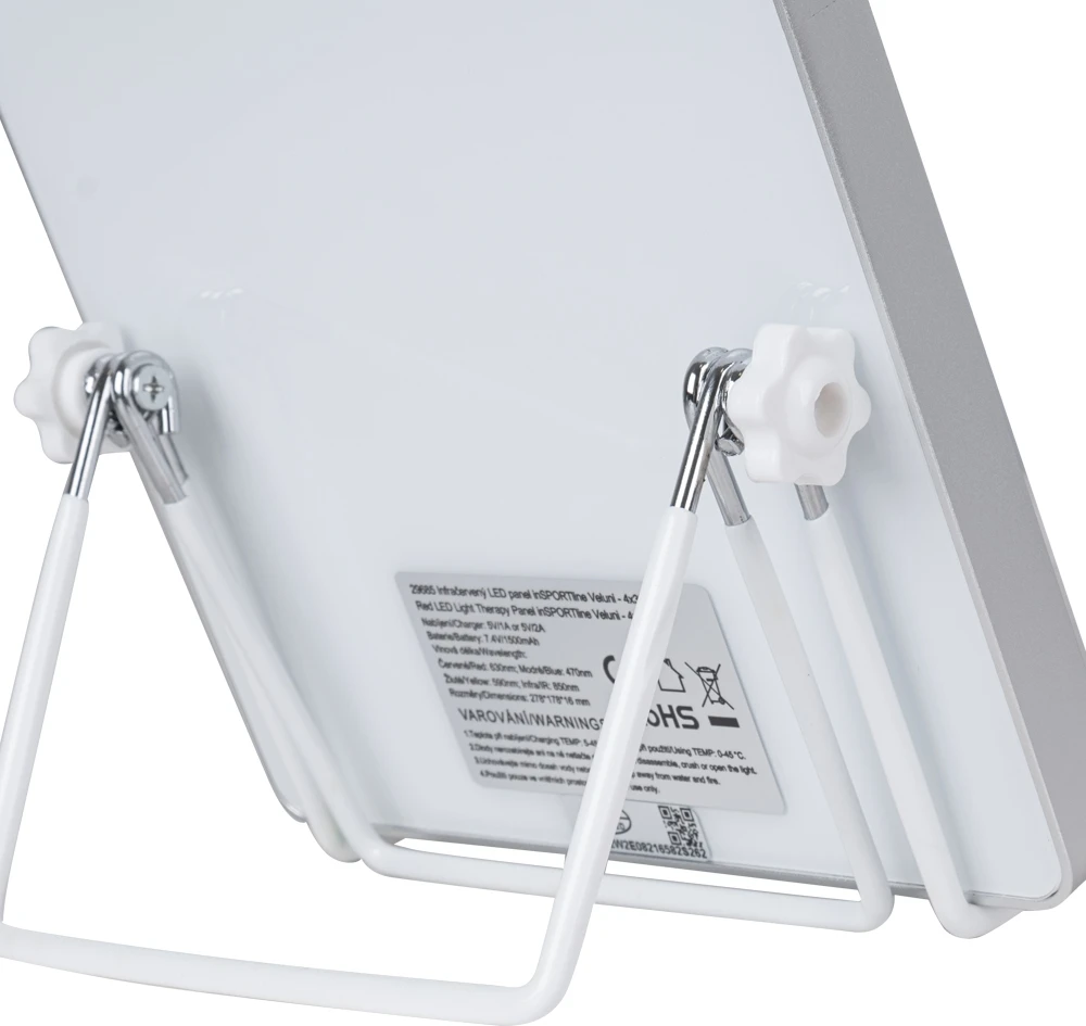 Infraraudonųjų spindulių šviesos terapijos LED panelė inSPORTline Veluni – 4x30 LED