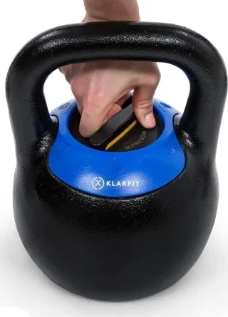 Insportline Keičiamo svorio gira KLARFIT Adjustabell 16/18/20/22/24 kg