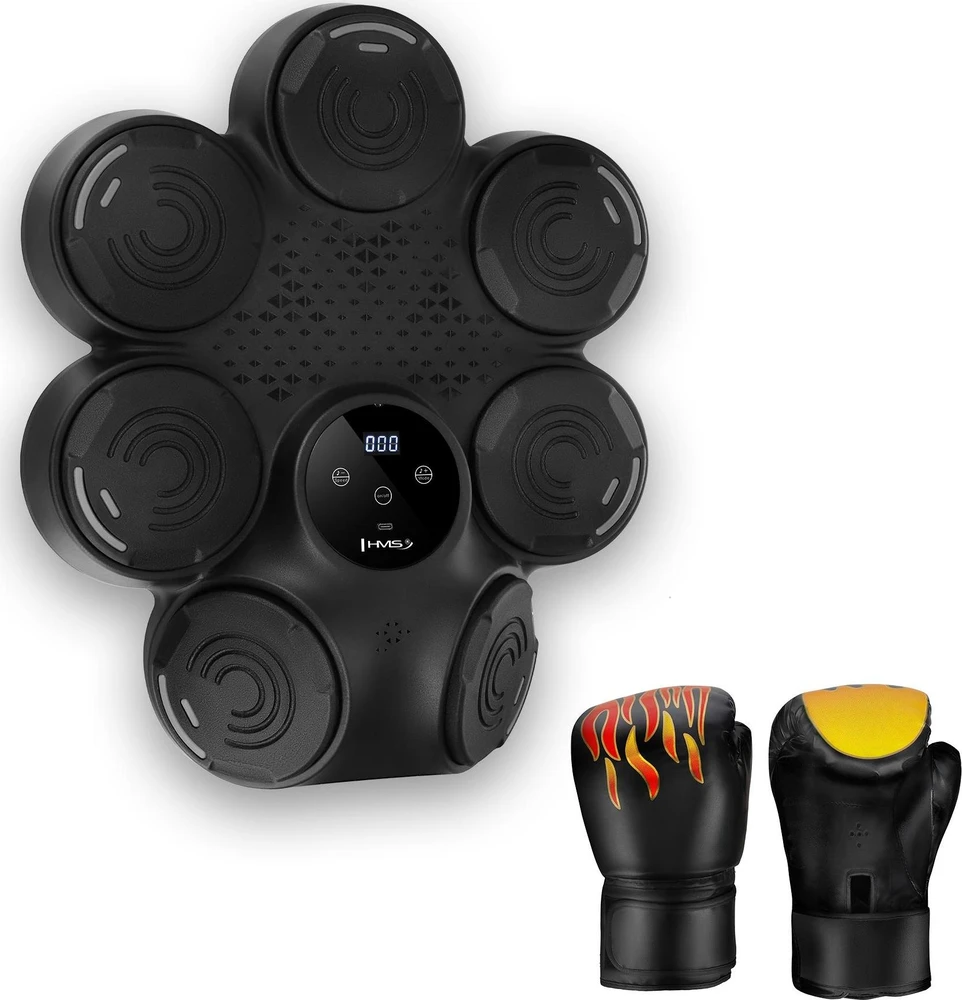 INTELLIGENT MUSIC BOXING MACHINE WITH BLUETOOTH AND BOXING GLOVES TB30 HMS
