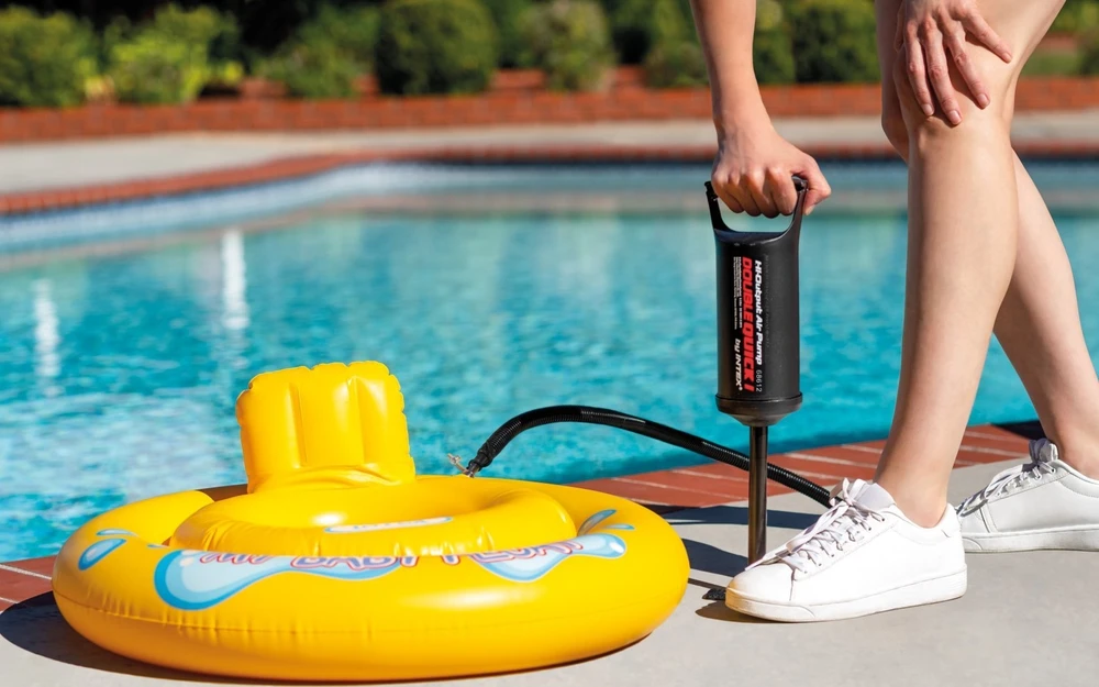 Intex Double Quick I Hand Air Pump Juodas